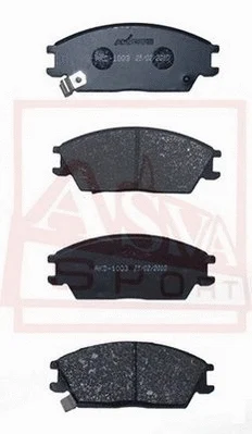 Brake Pad Set, disc brake (AKD-1003)
