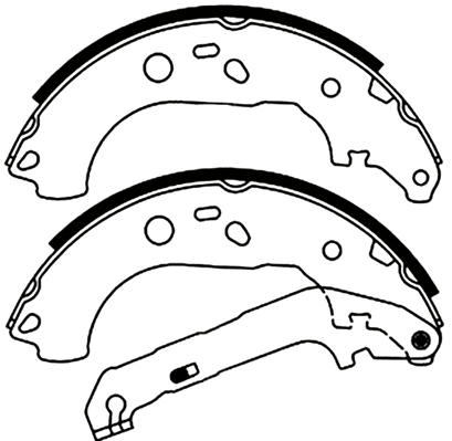 Brake Shoe Set (AKS-2007)