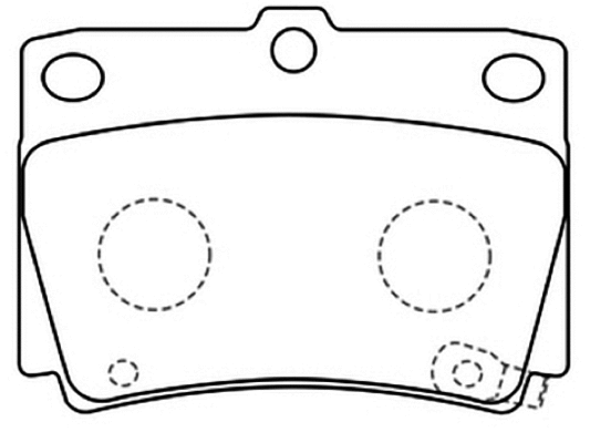Brake Pad Set, disc brake (AKD-1197)