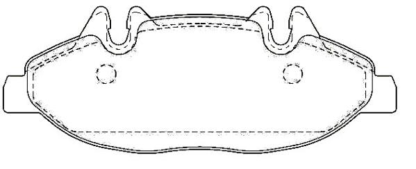 Brake Pad Set, disc brake (AKD-0406)