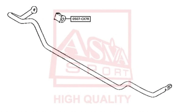 Bushing, stabiliser bar (0507-CX7R)