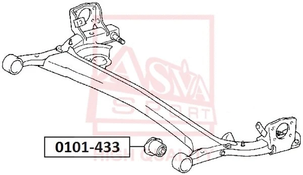 Mounting, control/trailing arm (0101-433)
