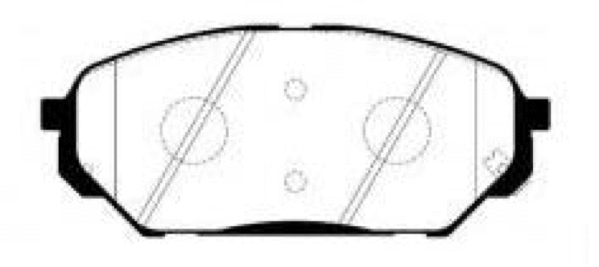 Brake Pad Set, disc brake (AKD-0456)