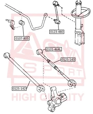 Link/Coupling Rod, stabiliser bar (0123-480)
