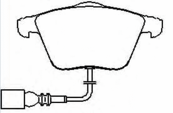 Brake Pad Set, disc brake (AKD-0616)