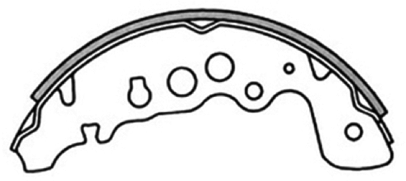Brake Shoe Set (AKS-2011)