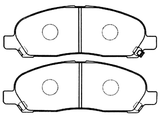 Brake Pad Set, disc brake (AKD-1203)