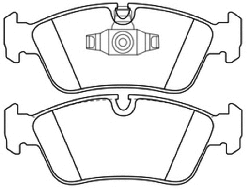 Brake Pad Set, disc brake (AKD-1011)
