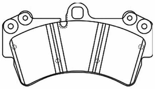 Brake Pad Set, disc brake (AKD-0346)