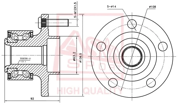 Wheel Hub (FDWH-CBF)