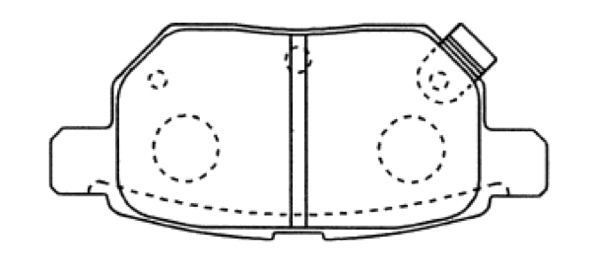 Brake Pad Set, disc brake (AKD-12130)
