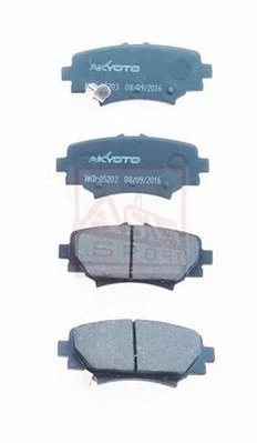 Brake Pad Set, disc brake (AKD-05203)