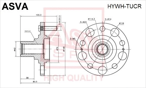 Wheel Hub (HYWH-TUCR)