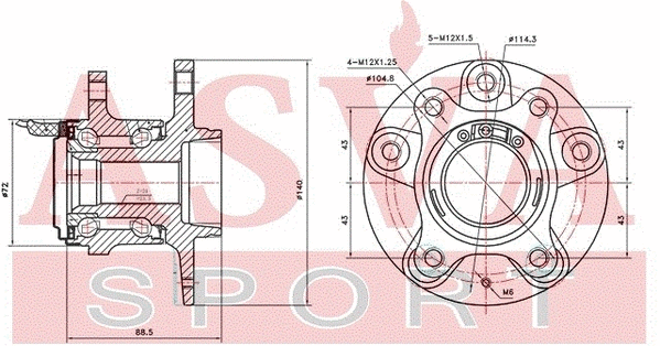 Wheel Hub (SZWH-SX4CR)