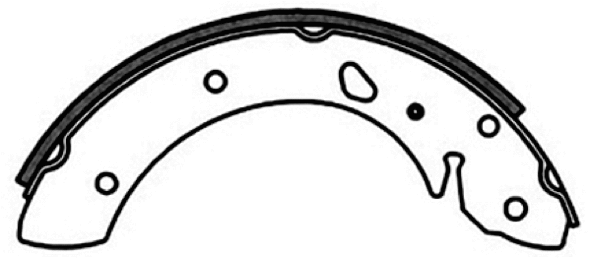 Brake Shoe Set (AKS-2347)