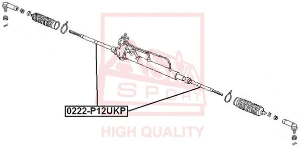 Inner Tie Rod (0222-P12UKP)