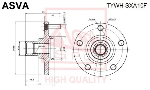 Wheel Hub (TYWH-SXA10F)