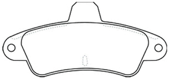 Brake Pad Set, disc brake (AKD-1313)