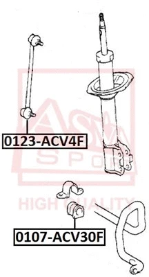 Link/Coupling Rod, stabiliser bar (0123-ACV4F)