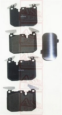 Brake Pad Set, disc brake (AKD-19109)