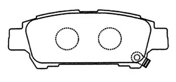 Brake Pad Set, disc brake (AKD-1328)