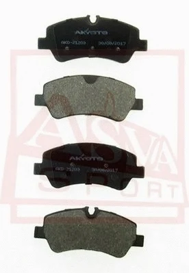 Brake Pad Set, disc brake (AKD-21203)