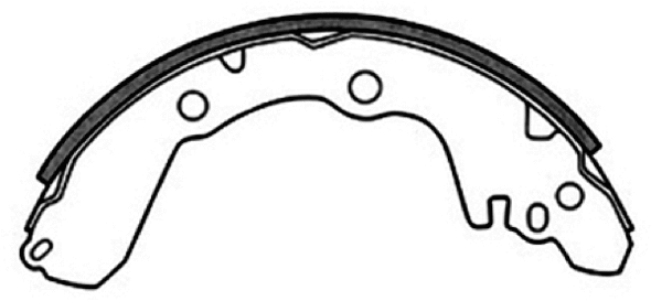 Brake Shoe Set (AKS-6701)