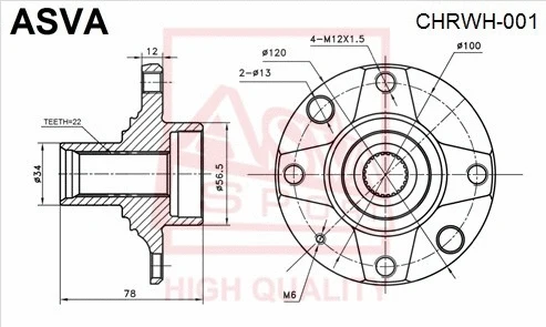 Wheel Hub (CHRWH-001)