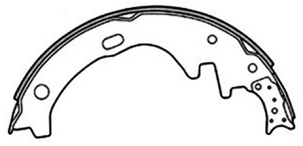 Brake Shoe Set (AKS-2008)