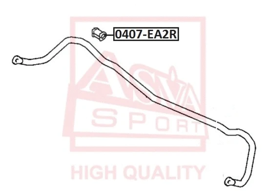 Bushing, stabiliser bar (0407-EA2R)