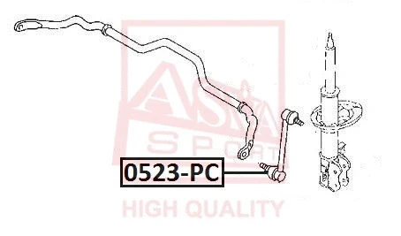Link/Coupling Rod, stabiliser bar (0523-PC)