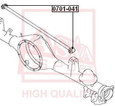 Mounting, control/trailing arm (0701-041)