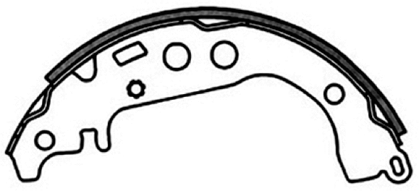 Brake Shoe Set (AKS-2342)