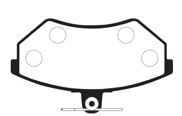 Brake Pad Set, disc brake (AKD-1052)