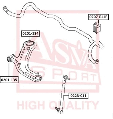 Link/Coupling Rod, stabiliser bar (0223-C11)