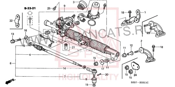 Mounting, control/trailing arm (0301-063)