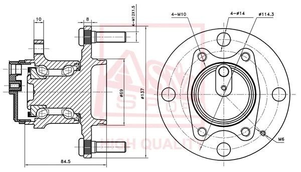 Wheel Hub (MTWH-Z30R)