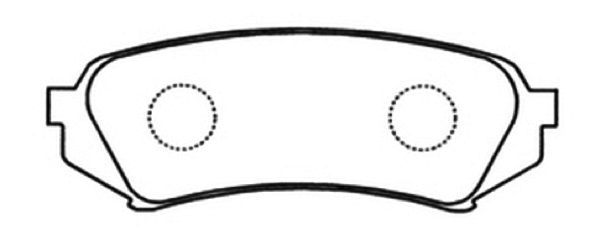 Brake Pad Set, disc brake (AKD-1207)