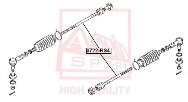 Inner Tie Rod (0722-JB)