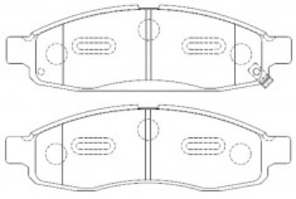 Brake Pad Set, disc brake (AKD-ZC60)