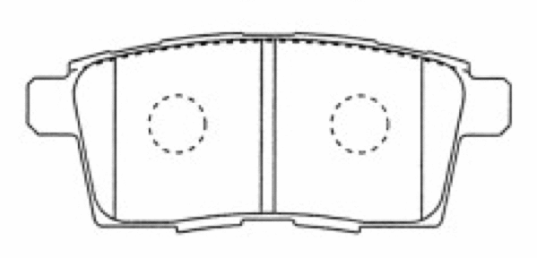 Brake Pad Set, disc brake (AKD-L2Y7)