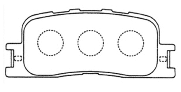 Brake Pad Set, disc brake (AKD-1064)