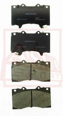Brake Pad Set, disc brake (AKD-02107)