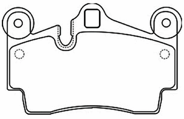 Brake Pad Set, disc brake (AKD-0347)