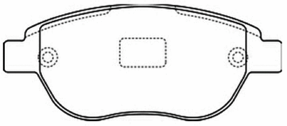 Brake Pad Set, disc brake (AKD-0187)