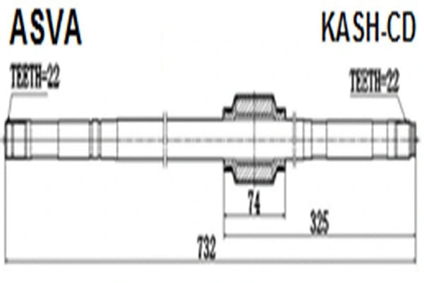 Drive Shaft (KASH-CD)
