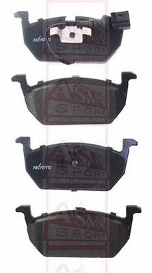 Brake Pad Set, disc brake (AKD-23109)