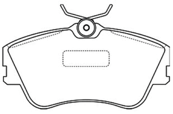 Brake Pad Set, disc brake (AKD-0160)