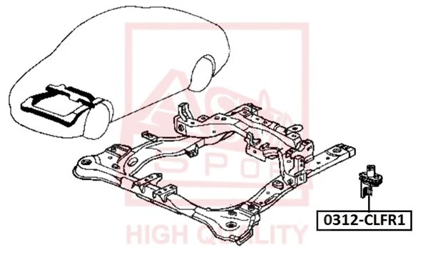 Mounting, engine (0312-CLFR1)