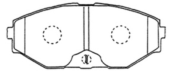 Brake Pad Set, disc brake (AKD-1311)